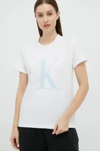 Pyžamové tričko Calvin Klein Underwear bílá barva