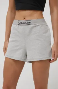 Pyžamové šortky Calvin Klein Underwear dámské, šedá barva #1687763