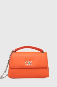 Kabelka Calvin Klein oranžová barva #6179977