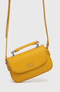 Kabelka Calvin Klein zlatá barva #4136960