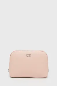 Kosmetická taška Calvin Klein růžová barva