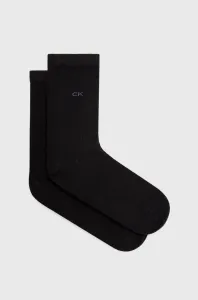 Ponožky Calvin Klein (2-pack) dámské, černá barva #1960230