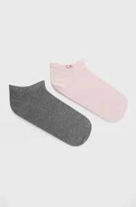 Ponožky Calvin Klein dámské, růžová barva #1960118