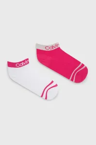 Ponožky Calvin Klein dámské, růžová barva #1960123