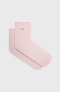 Ponožky Calvin Klein dámské, růžová barva #1960321