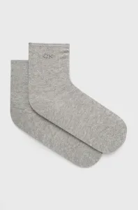 Ponožky Calvin Klein dámské, šedá barva #1960322