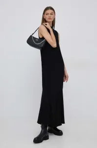 Šaty Calvin Klein černá barva, maxi #4124350