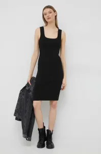 Šaty Calvin Klein černá barva, midi #4298731