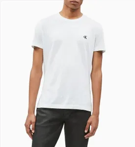 Calvin Klein pánské bílé tričko - S (YAF) #1937214