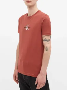 Calvin Klein pánské cihlové tričko #1419137