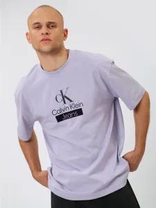 Calvin Klein pánské fialové tričko - XL (PC1) #5349391