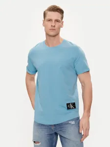 Calvin Klein pánské modré tričko #6144335