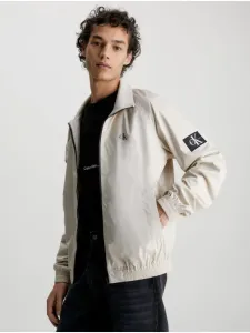 Calvin Klein pánská béžová bunda - M (ACI)
