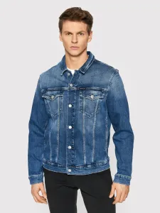 Calvin Klein pánská modrá džínová bunda #1419238