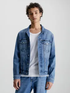 Calvin Klein pánská modrá džínová bunda #4851502