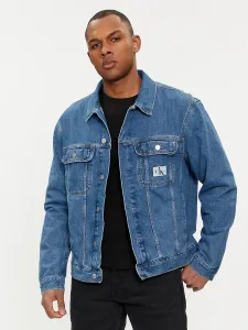 Calvin Klein pánská modrá džínová bunda #5936236