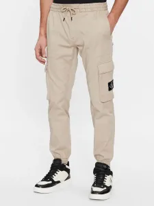 Calvin Klein pánské béžové cargo kalhoty - M (PED)