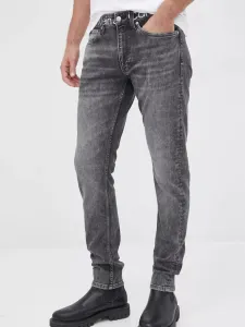 Calvin Klein pánské šedé džíny - 34/32 (1BZ)