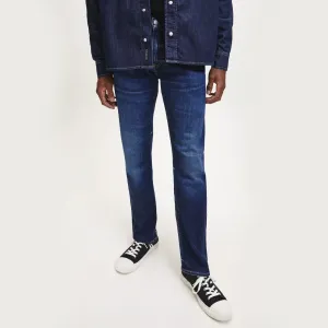 Calvin Klein pánské tmavě modré džíny #1405894