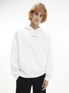 Calvin Klein pánská mikina Barva: Bílá, Velikost: L