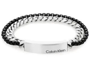 Calvin Klein Dvojitý ocelový bicolor náramek Industrial Hardware 35000566 #5692656