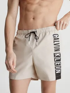 Calvin Klein pánské béžové plavky - L (ACE)