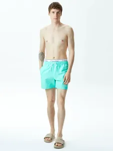 Calvin Klein pánské tyrkysové plavky - XXL (LB9)