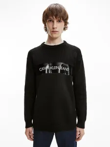 Calvin Klein pánský černý svetr - XL (BEH) #1412398
