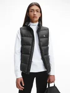Péřová vesta Calvin Klein Jeans pánská, černá barva #1419785