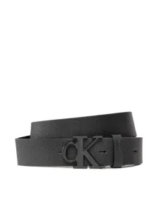 Kožený pásek Calvin Klein Jeans dámský, černá barva #1423601