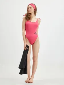 Calvin Klein Dámská sada - jednodílné plavky, čelenka a osuška KW0KW02087-XI1 M