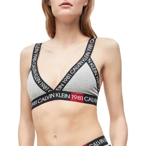Calvin Klein dámská šedá sportovní podprsenka #1403711
