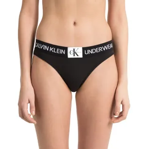 Calvin Klein dámské černé kalhotky #1406634