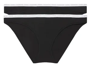 Calvin Klein 2 PACK - dámské kalhotky CK One Bikini QD3789E-001 L