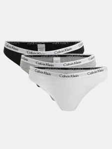 Calvin Klein 3 PACK - dámské kalhotky QD3588E-999 XS