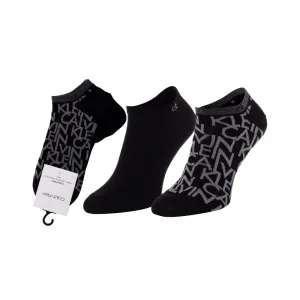 Calvin Klein pánské černé ponožky 2 pack - 43/46 (001) #1408975