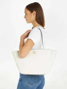 Calvin Klein Jeans Shopper taška Bílá