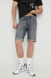 Kraťasy Calvin Klein Jeans pánské, šedá barva