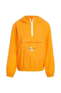 Dětská bunda Calvin Klein Jeans oranžová barva #4947353