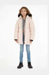 Dětská bunda Calvin Klein Jeans růžová barva #5970214