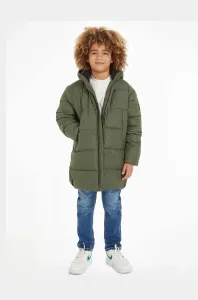 Dětská bunda Calvin Klein Jeans zelená barva #5968887