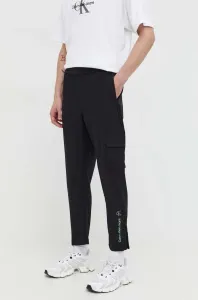Kalhoty Calvin Klein Jeans pánské, černá barva, přiléhavé #5971304