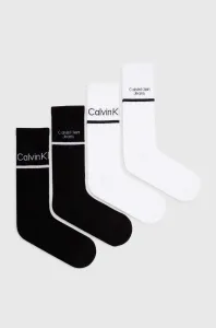 Ponožky Calvin Klein Jeans 4-pack pánské, černá barva #6112066