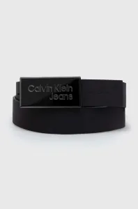 Kožený pásek Calvin Klein Jeans pánský, černá barva #2812272