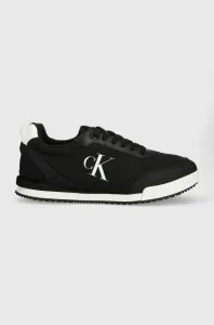 Sneakers boty Calvin Klein Jeans LOW PROFILE OVERSIZED MESH černá barva, YM0YM00623 #5902069