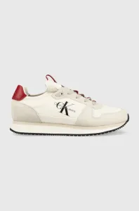 Sneakers boty Calvin Klein Jeans Ym0ym00553 Runner Sock Laceup Ny-lth bílá barva