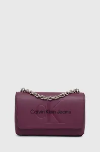 Kabelka Calvin Klein Jeans fialová barva #5548003