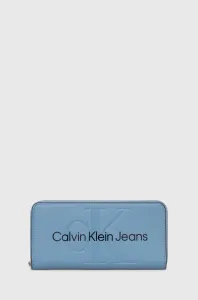 Peněženka Calvin Klein Jeans černá barva, K60K607634