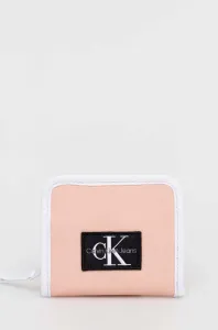 Peněženka Calvin Klein Jeans růžová barva #5342837