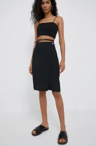 Sukně Calvin Klein Jeans černá barva, mini #5334832